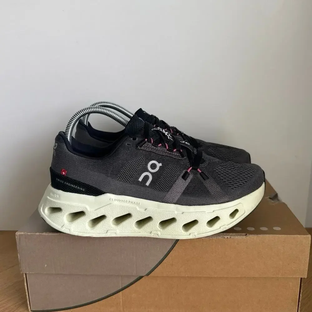 On Cloud Cloudeclipse Rock/Lima Women Running Sneakers- SZ 8